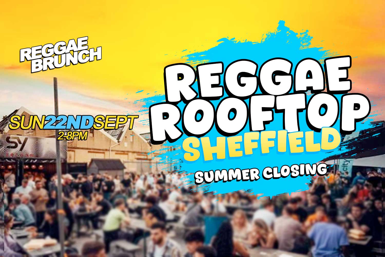 Sun, 22nd Sept | Reggae Rooftop Sheffield